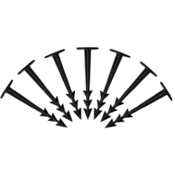 Klince na geotextíliu 50ks