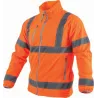 Reflexná softshellová bunda NEON - XXXL oranžová 1/10
