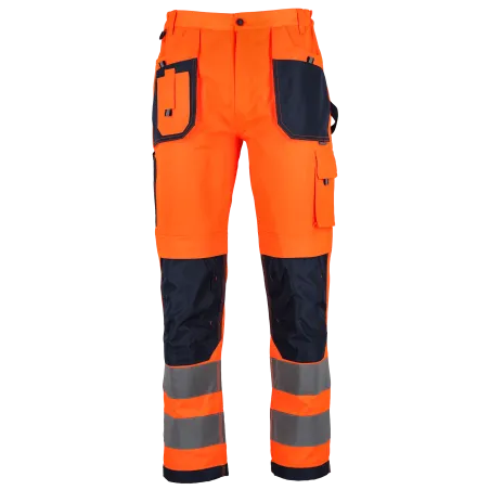 Nohavice pánske - BASIC NEON LINE oranžové - XXL