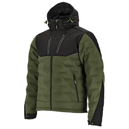 Pánska zateplená bunda - LOGAN J olivovo zelená - L