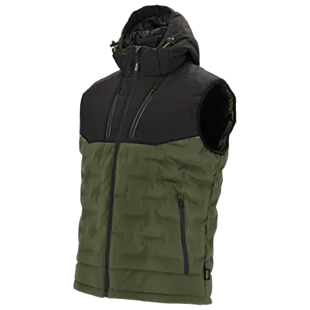 Pánska zateplená vesta - LOGAN V olivovo zelená - XL