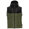 Pánska zateplená vesta - LOGAN V olivovo zelená - XL
