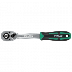 Zahnutá račňa 1/4" 72 zubov 145mm - STALCO