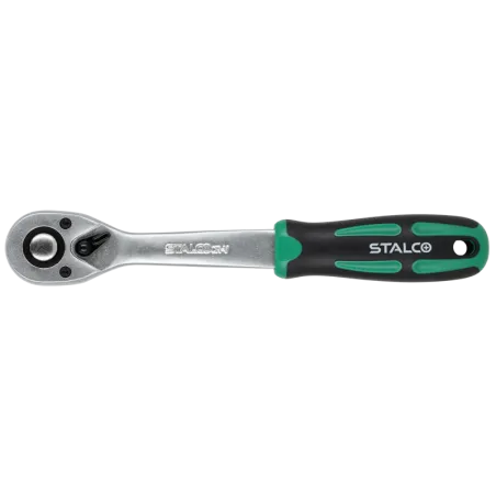 Zahnutá račňa 3/8" 72 zubov 195mm - STALCO