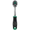 Zahnutá račňa 1/4" 90 zubov 145mm - STALCO
