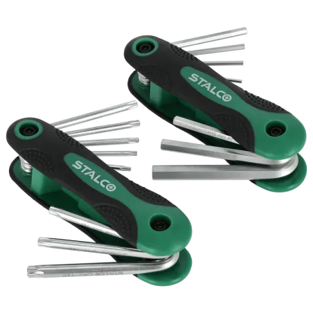 Sada kľúčov Torx a šesťhranných kľúčov 8 prvkov Crv - STALCO