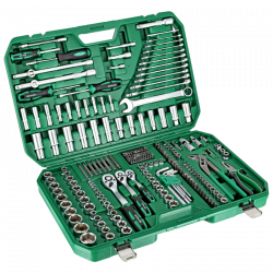 Sada nástrčných kľúčov a náradia 1/4„+3/8“+1/2“ 237 položiek Balenie BMC - STALCO