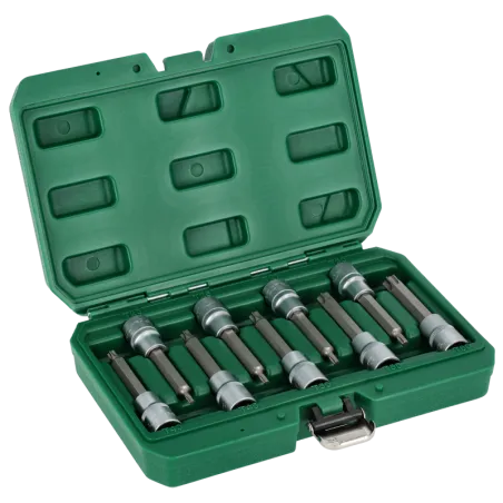 Kľúče Torx L na 100 mm zásuvke, sada 9 prvkov. - STALCO