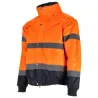 Zateplená bunda BOMBER 3v1 oranžová M