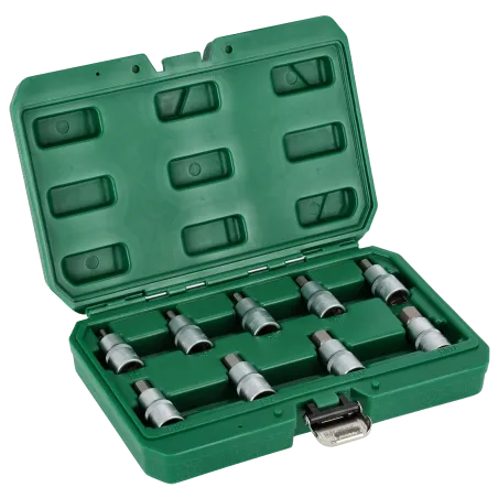 Nástrčné šesťhranné kľúče s nadstavcom - 55 mm, sada 11 kusov