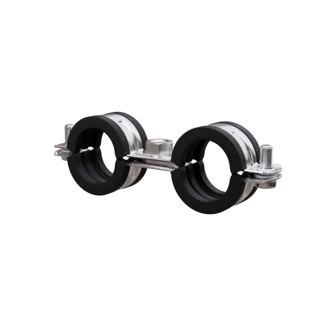 Dvojitá objímka na rúrky s gumou ORPG-3/4” Ø 25-30mm - Ø 25 - 30 mm