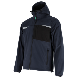 Pánska softshellová bunda ROCK - 4XL - tmavomodrá