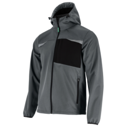 Pánska softshellová bunda ROCK - 4XL - sivá