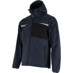 Pánska softshellová bunda ROCK - 3XL - tmavomodrá