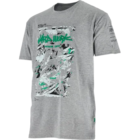 Tričko pánske BONO PAINTER - XL - sivá