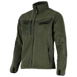 Pánska flísová mikina OXFORD - 4XL - olivová