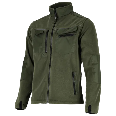 Pánska flísová mikina OXFORD - 4XL - olivová