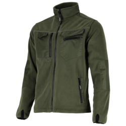 Pánska flísová mikina OXFORD - XL - olivová