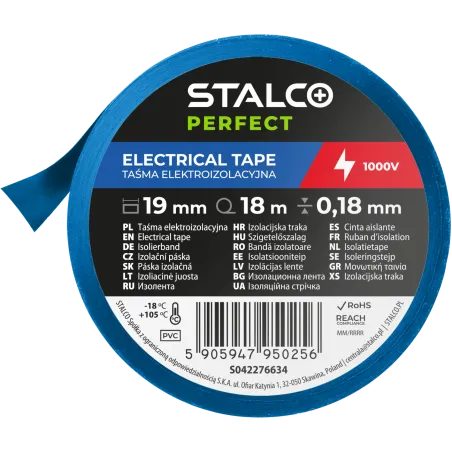 Páska izolačná PVC 0,18 mm - modrá - 19 mm x 18 m