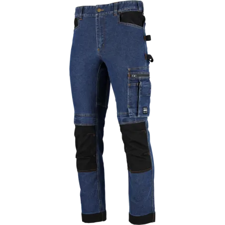 Pracovné džínsy JEAN – námornícka modrá - L