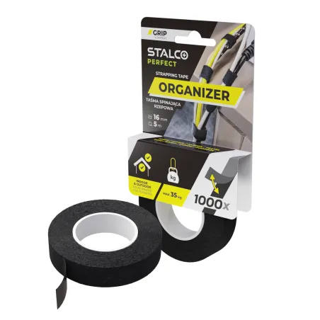 Páska sťahovacia na suchý zips - 16 mm x 5 m - ORGANIZER