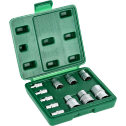 Sada nástrčných hlavíc TORX 1/4", 3/8", 1/2", 11-dielna