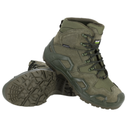 Topánky pracovné DEFENDER HIGH OB, olivovo-zelená, veľ. 38