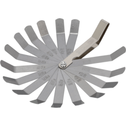 Škáromer 16-listový zahnutý, 0,127 - 0,508 mm