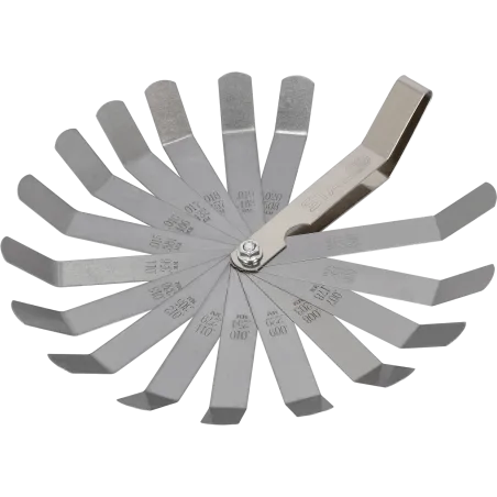 Škáromer 16-listový zahnutý, 0,127 - 0,508 mm