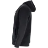 Pracovná mikina s kapucňou PORA, čierna, veľ. 2XL