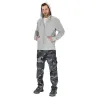 Pracovná mikina s kapucňou PORA, sivá, veľ. 2XL