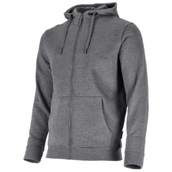 Pracovná mikina s kapucňou PORA, sivá, veľ. 2XL