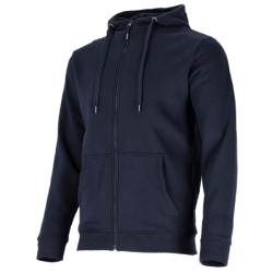 Pracovná mikina s kapucňou PORA, tmavomodrá, veľ. 2XL