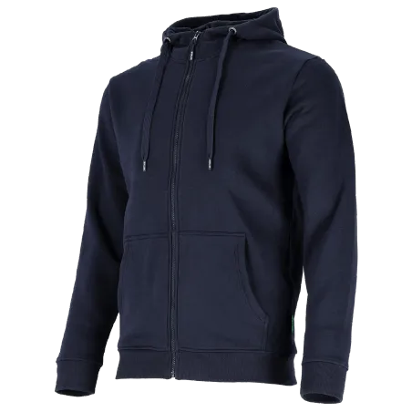 Pracovná mikina s kapucňou PORA, tmavomodrá, veľ. 3XL