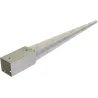 Záhradná kotevná pätka zatĺkacia 101x101x150 mm, dĺžka 750 mm