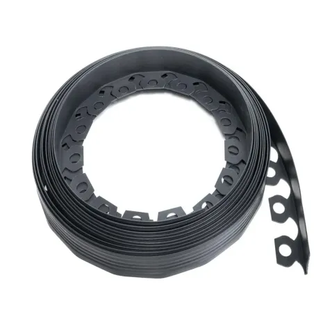 Oddeľovač trávnika čierny 10m + 20 klincov