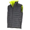 Zateplená výstražná vesta obojstranná REVERS V 2v1, žltá, veľ. S