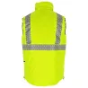 Zateplená výstražná vesta obojstranná REVERS V 2v1, žltá, veľ. S
