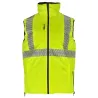 Zateplená výstražná vesta obojstranná REVERS V 2v1, žltá, veľ. 4XL