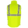 Zateplená výstražná vesta obojstranná REVERS V 2v1, žltá, veľ. 4XL