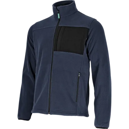 Pánska fleecová mikina ASPEN, tmavomodrá, veľ. 4XL