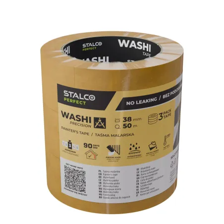 Páska maliarska - Washi PRECISION (presná) - 38 mm x 50 m (3-balenie)