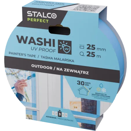 Páska maliarska - Washi UV PROOF (UV odolná) - 25 mm x 25 m