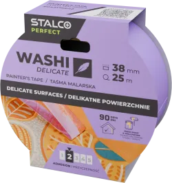 Páska maliarska - Washi DELICATE (na jemné povrchy) - 38 mm x 25 m