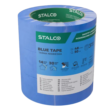 Páska maliarska modrá UV - 48 mm x 50 m (3-balenie)