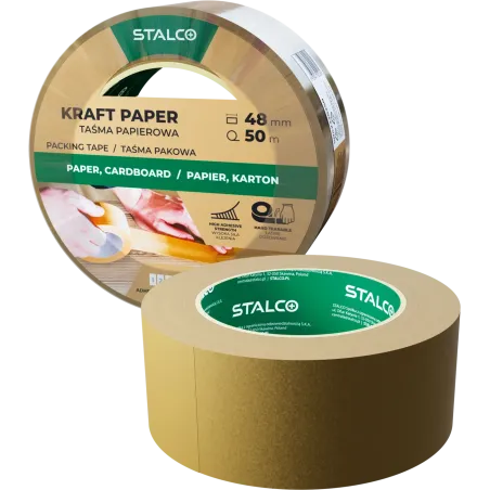 Páska baliaca - papierová EKO Kraft - 48 mm x 50 m