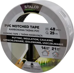 Páska maskovacia - vlnitá PVC UW - 48 mm x 25 m