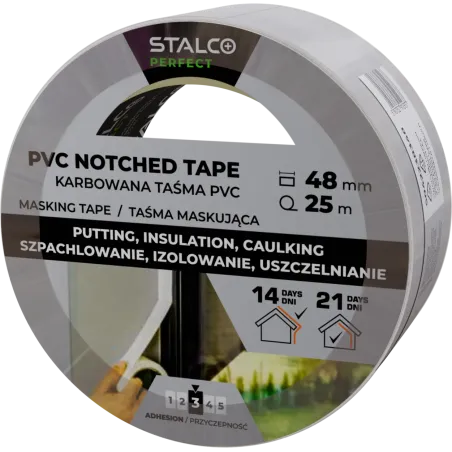 Páska maskovacia - vlnitá PVC UW - 48 mm x 25 m