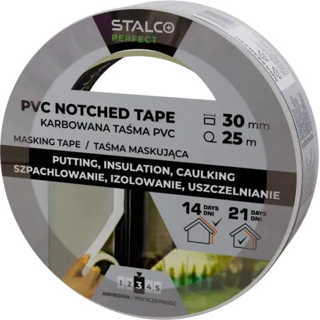 Páska maskovacia - vlnitá PVC UW - 30 mm x 25 m