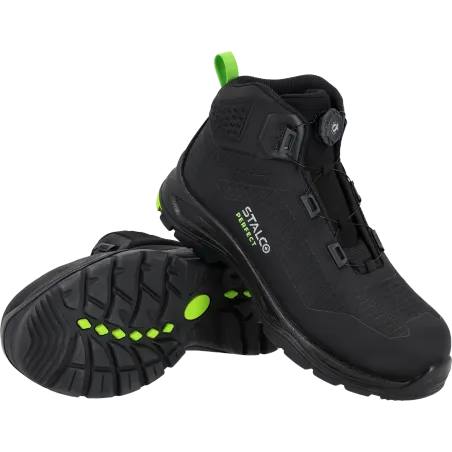 Topánky členkové bezp. SPINNER HIGH S3S,čierne, veľ. 40 PERFECT